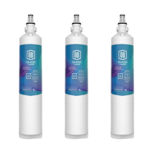 Drinkpod LG LT600P Refrigerator Water Filter Compatible by BlueFall, PK 3 BF-LGLT600P-3PACK